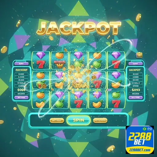 Imagem relacionada ao bônus de boas-vindas em slot games 2288bet