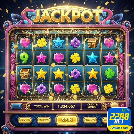 Imagem ilustrando programa VIP de slots na 2288bet com benefícios exclusivos